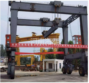 泰國-液壓輪胎提梁機-YTL100+100t-13.1m